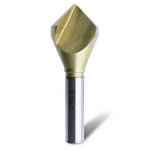 SINGLE FLUTE 90 DEGREES TINITE