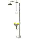 COMBINATION SHOWERS & EYE WASH STATIONS