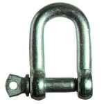 DEE SHACKLE PIN SCREW GALV COMMERCIAL 6MM