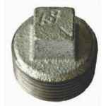 PLUG SQUARE HEAD HOLLOW GALV/MALL BSP 40NB (1.1/2)