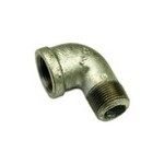 ELBOW 90DEG GALV/MALL MALE/FEM BSP 15NB (1/2)