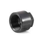 CAP ROUND BLACK STEEL BSP 20NB (3/4)