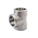 TEE EQUAL BLACK 3000LB SOCKETWELD 40NB (1.1/2)