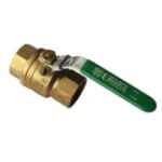 BALL VALVE BRASS (DR) C/W LOCKING LEVER FEM/FEM 15NB (1/2)