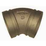 ELBOW 45DEG GALV ROLL GROOVE 200MM (8)