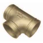 TEE EQUAL GALV ROLL GROOVE 32MM (1.1/4)