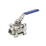 BALL VALVE 3-PIECE FULL BORE G316 FEM/FEM NPT 50NB (2)
