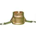 CAMLOCK FEM X BSB FEM (BRASS) TYPE D 100MM (4)