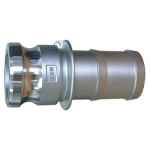 CAMLOCK MALE X HOSEBARB (BRASS) TYPE E 150MM (4)