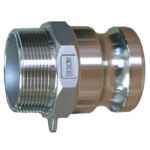 CAMLOCK MALE X BSP MALE (BRASS) TYPE F 150MM (6)