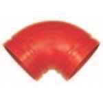 ELBOW 22.5DEG PAINTED ROLL GROOVE 50MM (2)
