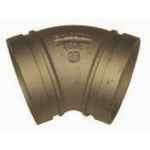 ELBOW 45DEG GALV ROLL GROOVE 250MM (10)