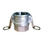CAMLOCK FEMALE X NPT FEMALE (S/STEEL) TYPE D 15MM (1/2)