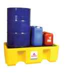 PALLET 2 DRUM SPILL CONTAINMENT 750MM X 1300MM X 440MM