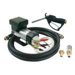PIUSI 24V OIL TRANSFER KIT WITH ON/OFF GUN 10 L/MIN