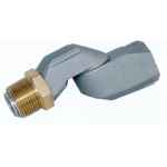 ALEMLUBE DUAL PLANE SWIVEL 3/4 BSP (M) X 3/4 BSP (F)