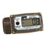GPI ELECTRONIC WATER METER 1 BSP F INLET 100 L/MIN