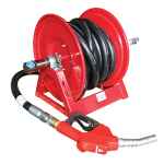 DIESEL HOSE REEL HAND CRANK C/W 10M X 25MM HOSE & AUTOMATIC NOZZLE