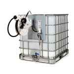IBC OIL DISPENSING KIT WITH PUMP HOSE REEL OIL METER AND PALLECON