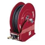 OIL HOSE REEL HIGH CAPACITY OPEN RETRACTABLE 25M X 3/4 ID