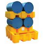 ALEMITE 4 X 205LT DRUM STORAGE/SPILL CONTAINMENT RACK