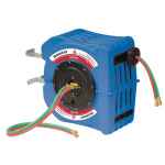 HOSE REEL OXY ACETYLENE RETRACTABLE 15M X 6MM TWIN HOSE