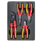 PLIERS ELECTRICIAN 200MM 1000V 4 PIECE 9-40604GP