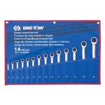 SPANNER COMBINATION RATCHET SET 8-24MM 14 PIECE 12114MRN