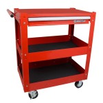 TOOL TROLLEY 3 SHELF 1 DRAW 716 X 410 X 750MM 87441-1B