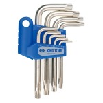 TORX KEY SET HOLDER TAMPERPROOF T10-T50 9 PIECE 20409PR
