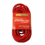 EXTENSION LEAD HEAVY DUTY 10AMP | 10AMP PLUG RED 20M EXTR10A20