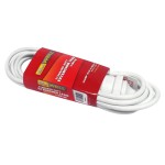 EXTENSION LEAD STANDARD DUTY 10AMP | 10AMP PLUG WHITE 3M EXTW10A3