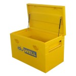 SITE BOX STEEL 1030 X 600 X 640MM YELLOW SITBOX1030