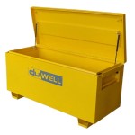 SITE BOX STEEL 1525 X 615 X 720MM YELLOW SITBOX1525