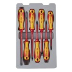 SCREWDRIVER SET POZIDRIV & SLOTTED 1000V INSULATED 7 PCE 30607MR