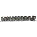 SOCKET RAIL 1/2 DRIVE 11PCE (12PT) SAE - AUSTECH