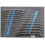 EVA TOOLKIT 25PC METRIC/SAE ROE SPANNERS