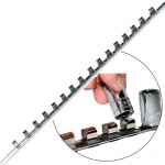SOCKET 1/4 DRIVE (RAIL) HOLDS 16PCE (413MM/16IN) - AUSTECH