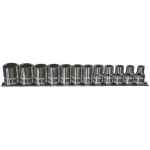 SOCKET 1/2 DRIVE (RAIL) 12PCE METRIC (12PT)- AUSTECH
