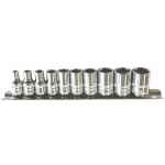 SOCKET 1/4 DRIVE (RAIL) 10PCE METRIC (6PT) - AUSTECH