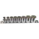 SOCKET 3/8 DRIVE (RAIL) 10PCE METRIC (12PT) - AUSTECH