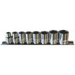 SOCKET 3/8 DRIVE (RAIL) 8PCE SAE (6PT) - AUSTECH