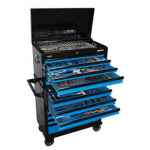 TOOLKIT 406PC METRIC/SAE - BLACK/BLUE 7 DR SUMO