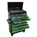 TOOLKIT 406PC METRIC/SAE - BLACK/GREEN 7 DR SUMO