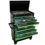 TOOL KIT 407PC METRIC/SAE - BLACK/GREEN 14 DR SUMO