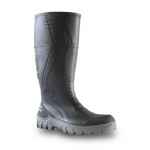 GUMBOOT JOBMASTER 3 STEEL TOE CAP & MIDSOLE PVC 400MM GREY/GREY SOLE SZ 11 BATA