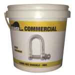 DEE SHACKLE PIN SCREW GALV COMMERCIAL 5MM