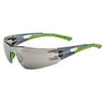 SAFETY GLASSES VX2 CRYSTAL GREEN GREEN SMOKE MIRROR LENS MACK
