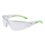 SAFETY GLASSES VX2 CRYSTAL CHARCOAL CLEAR MIRROR LENS MACK