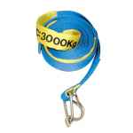 WINCH REPLACEMENT STRAP C/W H/K- LC3000KGS 50MM X 9M
